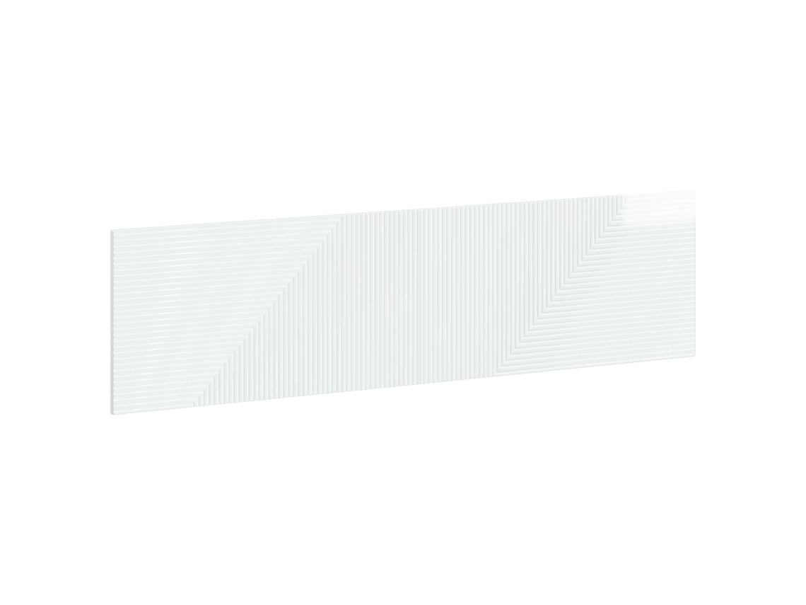 Vidaxl Cabeceira Montada Na Parede Haarlem Branco Brilhante