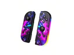 Controles de Jogo Joy Con Esquerdo e Direito do Switch AJc Purple Digital YUNZII (sem Pulseira)