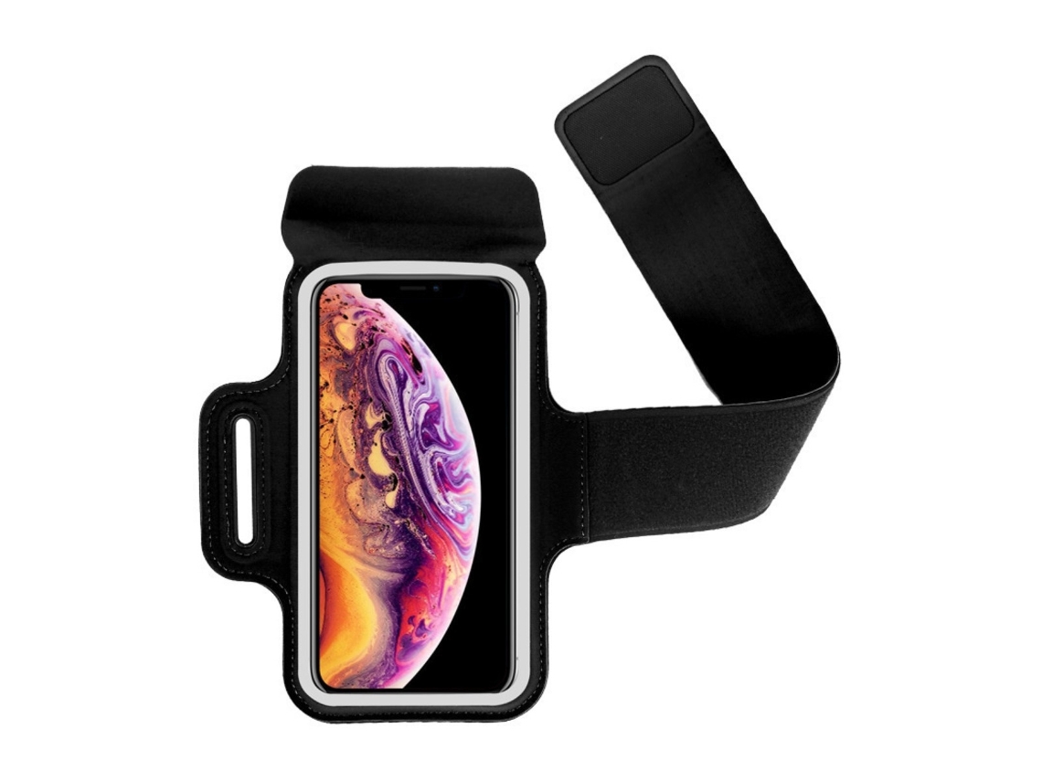 Braçadeira De Corrida 6,5 Polegadas Em Neoprene Cor Transparente Para Utilização Prática E Resistente No Dia A Dia Elysve