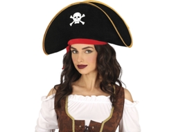 Chapéu pirata de veludo adulto