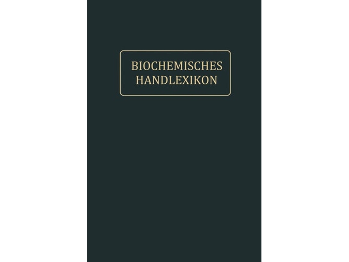 Livro Biochemisches Handlexikon De Andor Fodor, Dions Fuchs Et Al. (alemão)