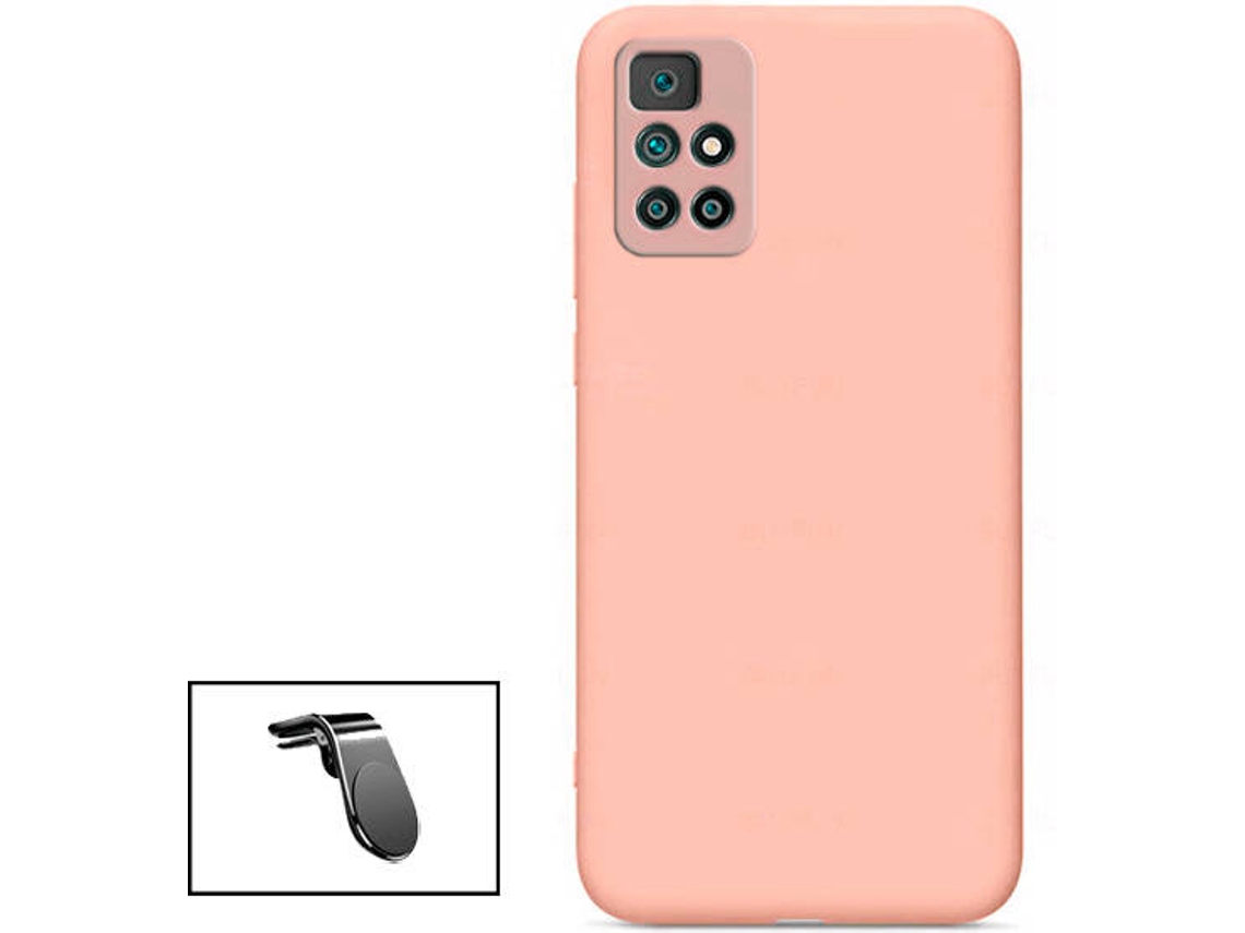 Kit Capa e Suporte Magnético Xiaomi Redmi Note 11+ PHONECARE L Safe (Rosa)