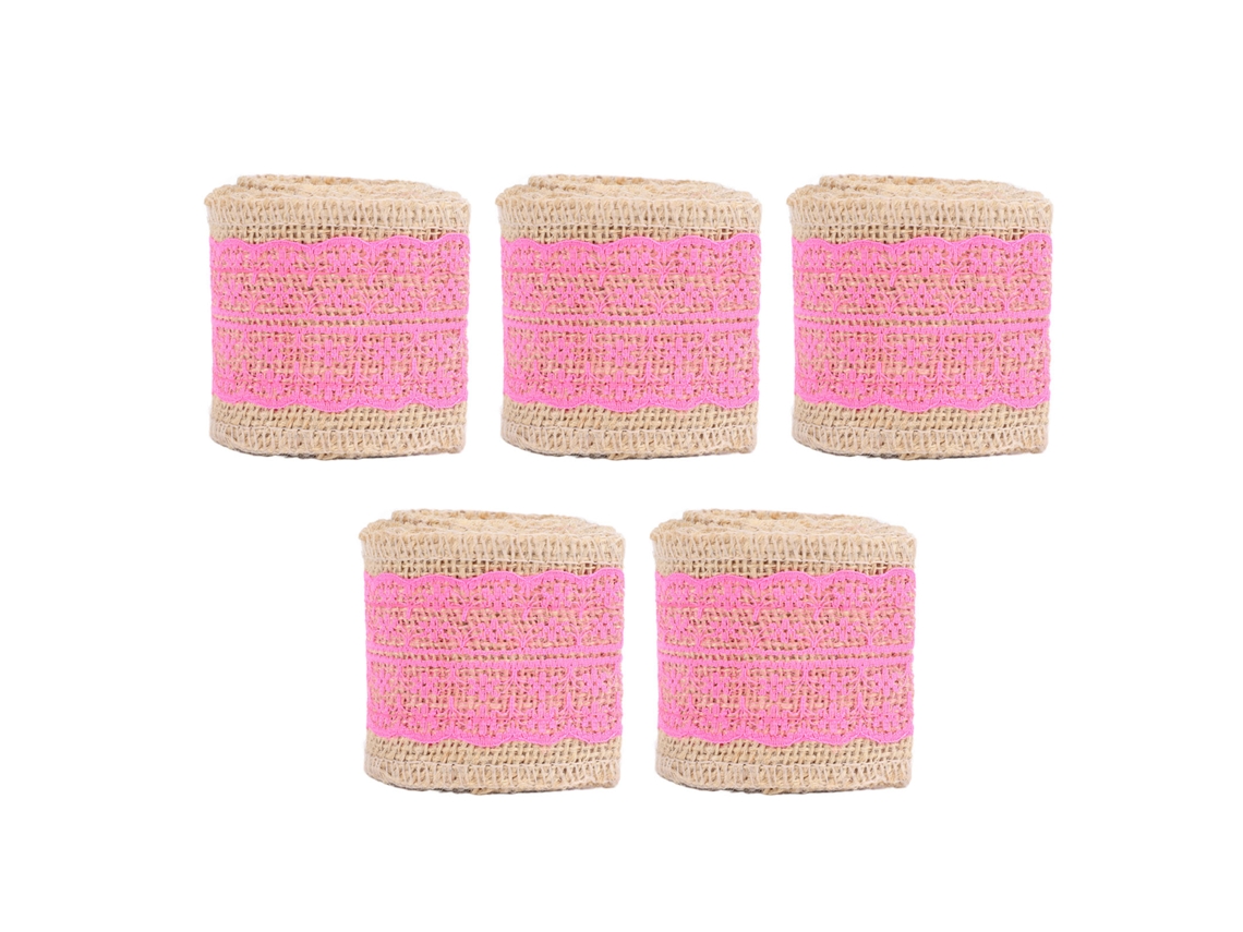 Ribbon De Juta Decorativo Para Artesanato E Festivais