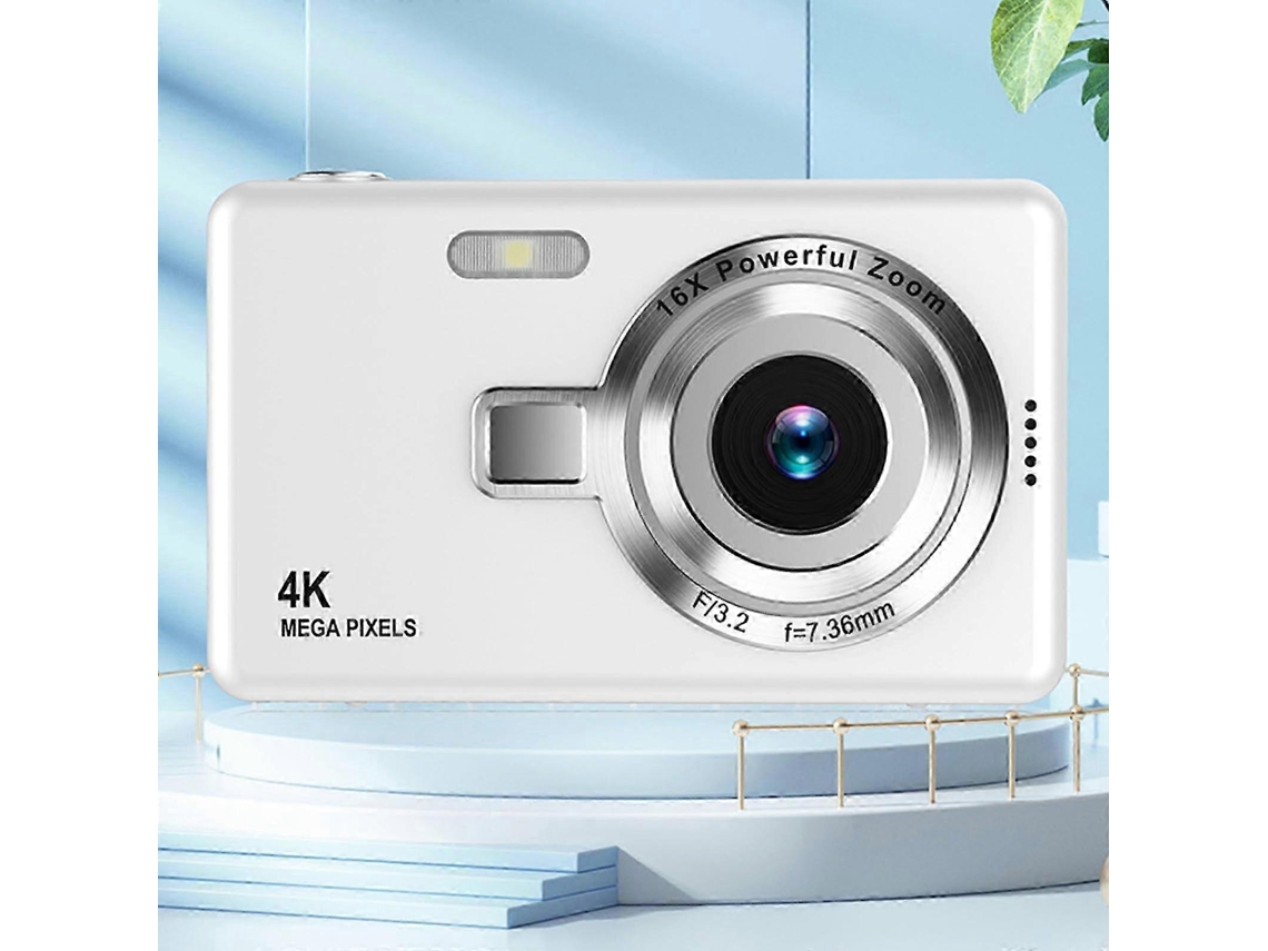 Câmara Digital Multifunções Com Ecrã Lcd De 2,4 Polegadas E Zoom 16x