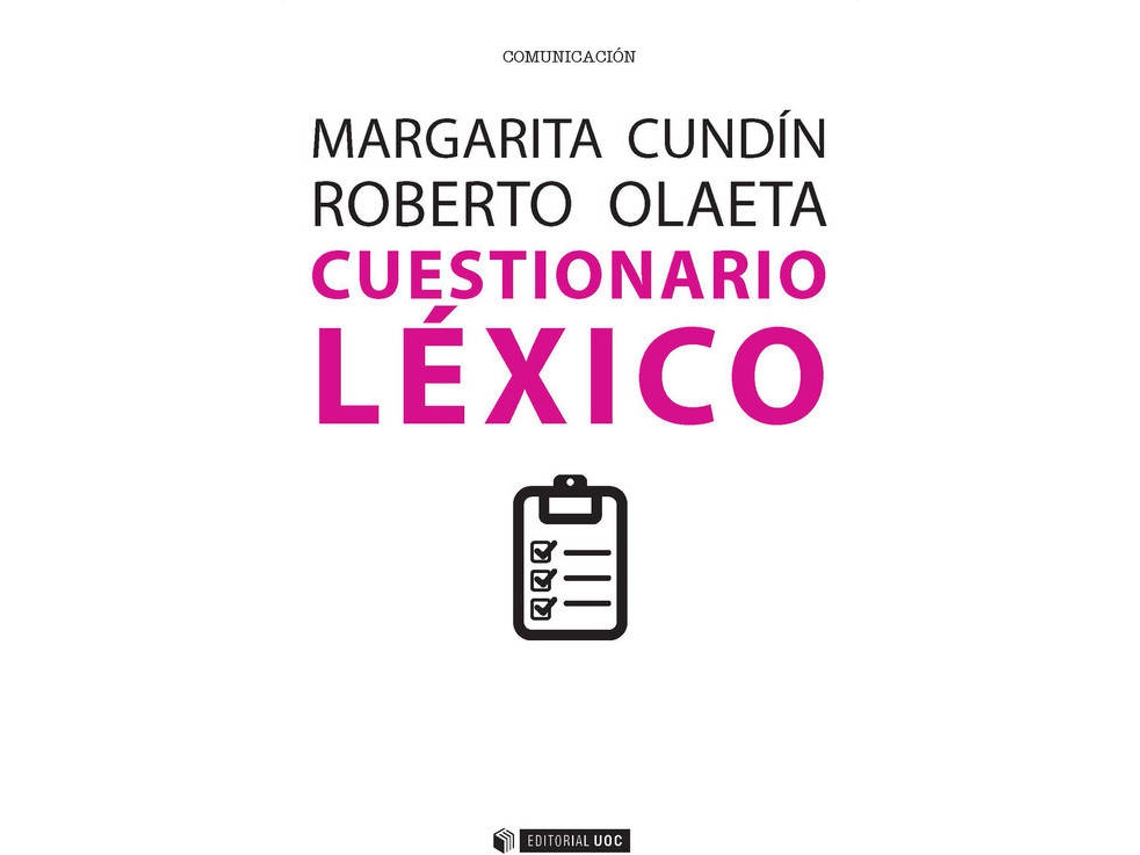 Livro Cuestionario Léxico de Margarita Cundín (Espanhol)