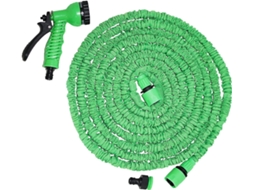 Lurelia Mangueira De Jardim Expansível 15 M, Com Pulverizador De 7 Funções, Verde