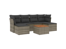 Garden Sofa Set, Garden Sofa Sets Vidaxl Cinzeto Rattan / Vime (n/a)