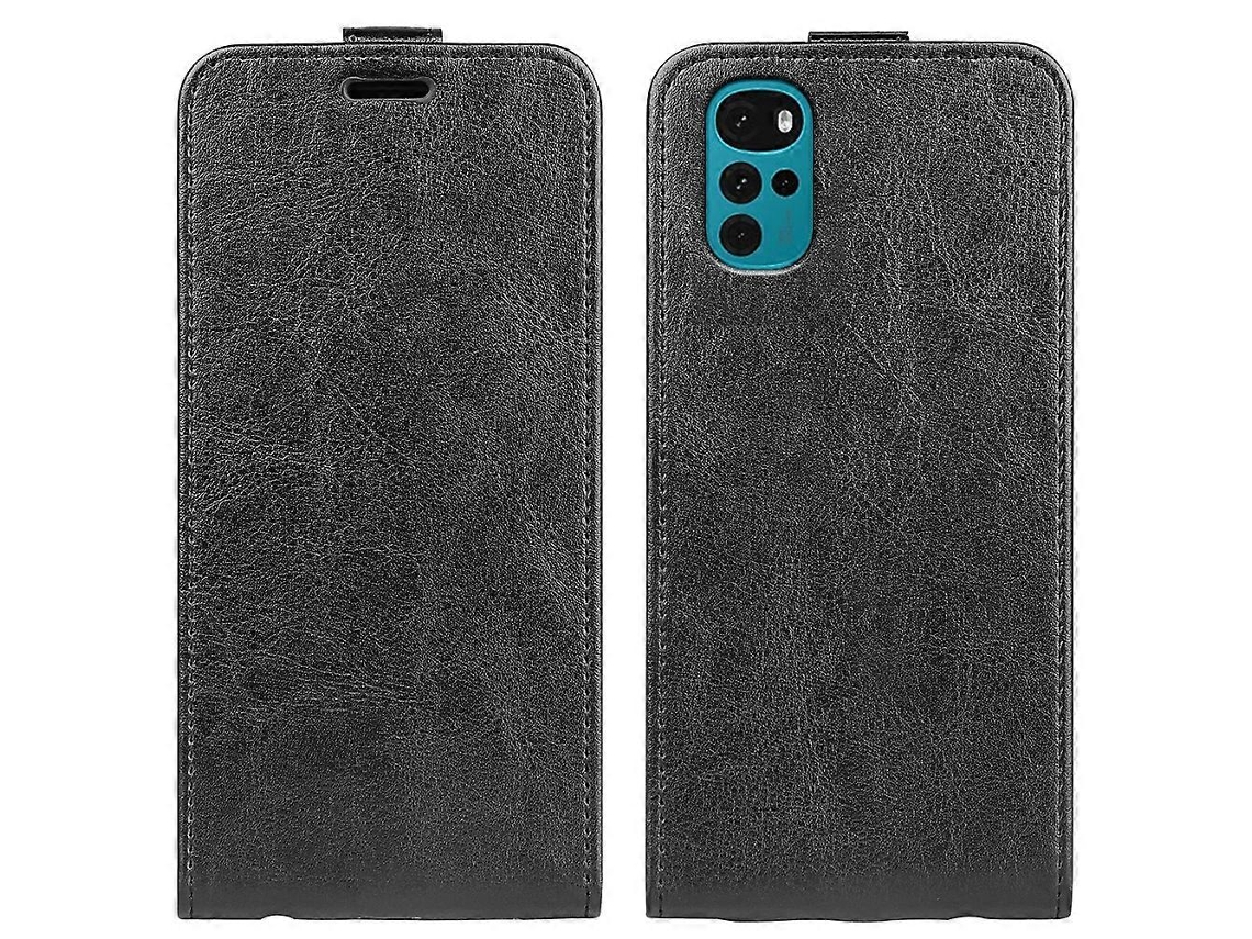 Capa De Couro Com Flip Vertical E Textura Única Para Motorola Moto G22 4g R64