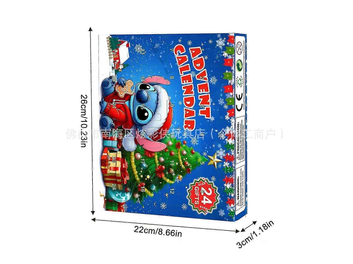 Caixa Surpresa De Advento De Natal 2025 24 Peças Presente Zz43--stitch 3d Completo