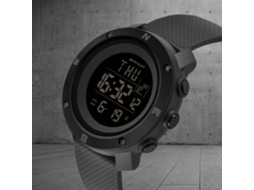 Reloj Digital Deportivo Impermeable Luminoso Multifuncional Para Hombre Niño Gris