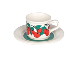 Conjunto Rebe de xícaras de porcelana resistentes ao calor com pires, próprias para micro-ondas, com alça, para café e leite.