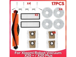 Acessórios Para Aspirador Robô X20 + / X20 Plus: Escova Lateral Principal, Filtro Hepa, Pano De Limpeza, Saco Para Pó_ptg