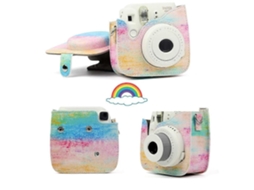 Fujifilm Instax Mini Camera Case Bolsa Capa de Couro Pu com Alça de Ombro para Câmeras de Filme Instantâneo Instax Mini 9 Mini 8 Mini 8+ TAISHENGDA