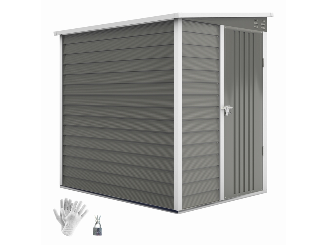 Casinha Metálica Aço Galvanizado Com Porta Trancável
