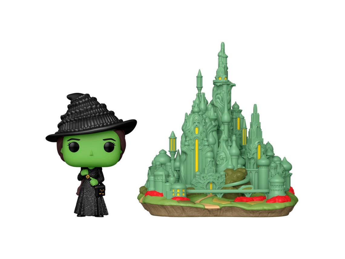Pop Figure Cidade Wicked Elphaba Com A Cidade Esmeralda Funko