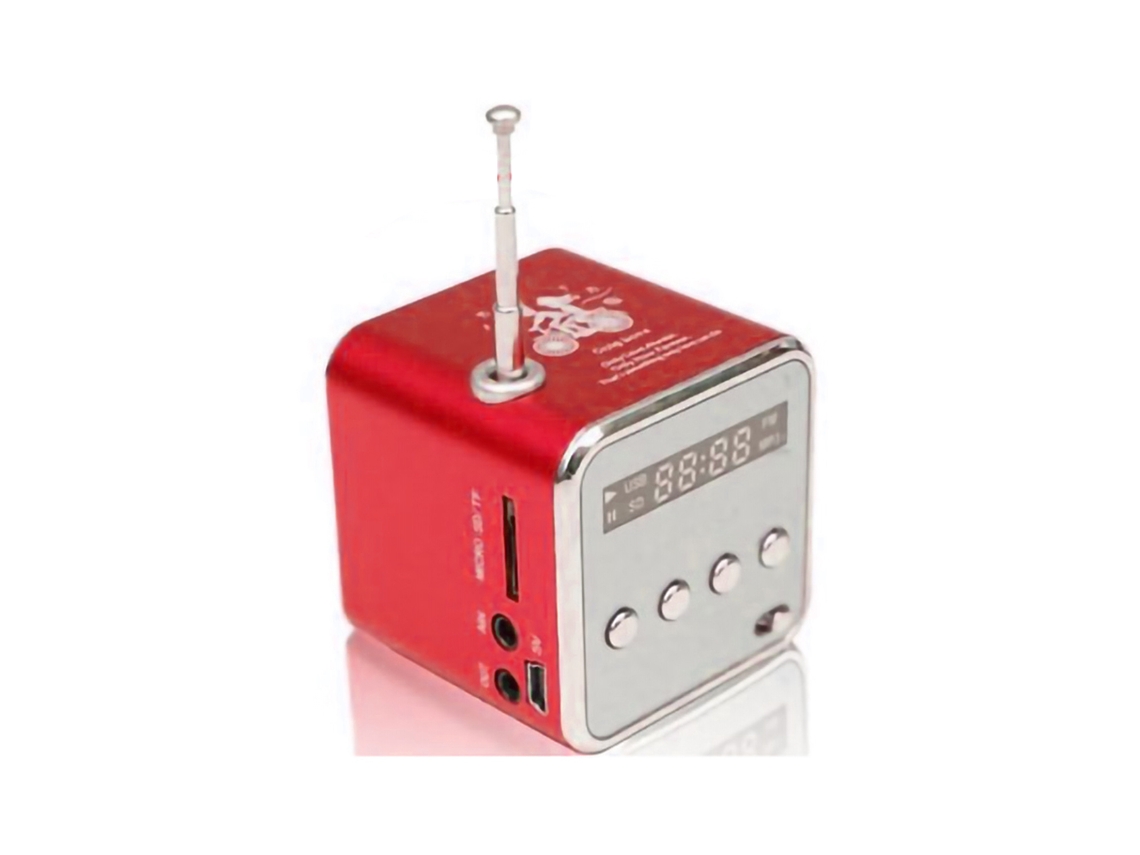 Altifalante Bluetooth LAXISCREED com Tela Rádio Cartão