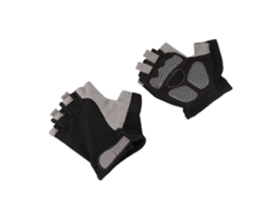 Luvas antiderrapantes para levantamento de pesos, meio dedo, para ciclismo, fitness, esportes ao ar livre, preto, M