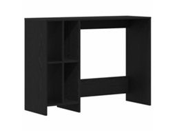 Conjunto 1 Secretária De Escrita Vidaxl Preto Derivados De Madeira (102,5 X 35 X 75 Cm)