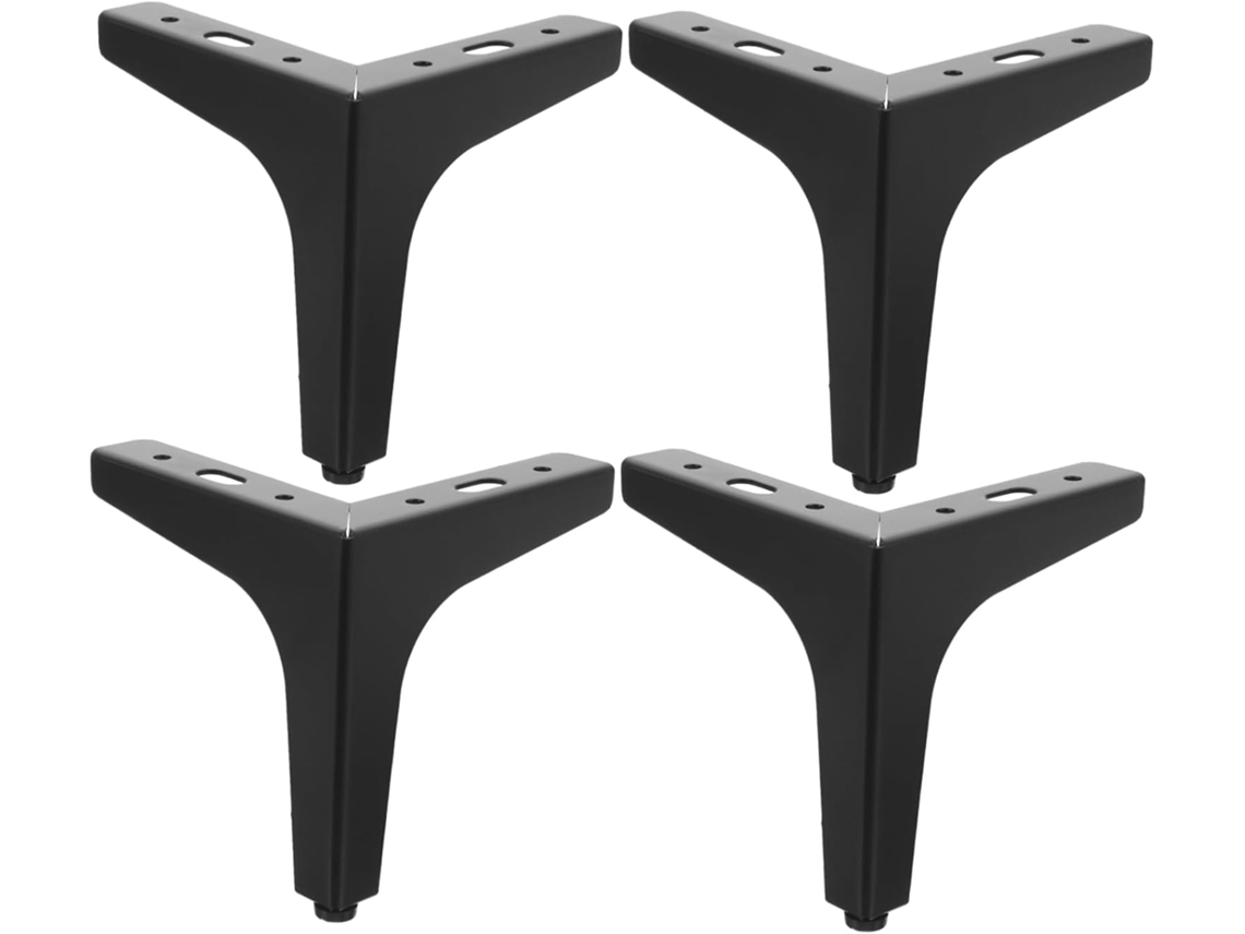 Sewroro Conjunto De 4 Pés Apoio Para Móveis, Substituição De Pés Cama Para Sofá E Mesa, Design Com Três Pontas