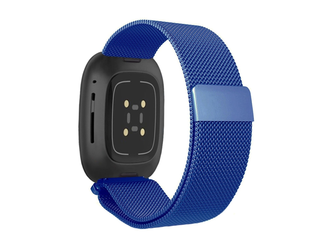 Bracelete Milanese Loop para Fitbit by Google Versa Azul