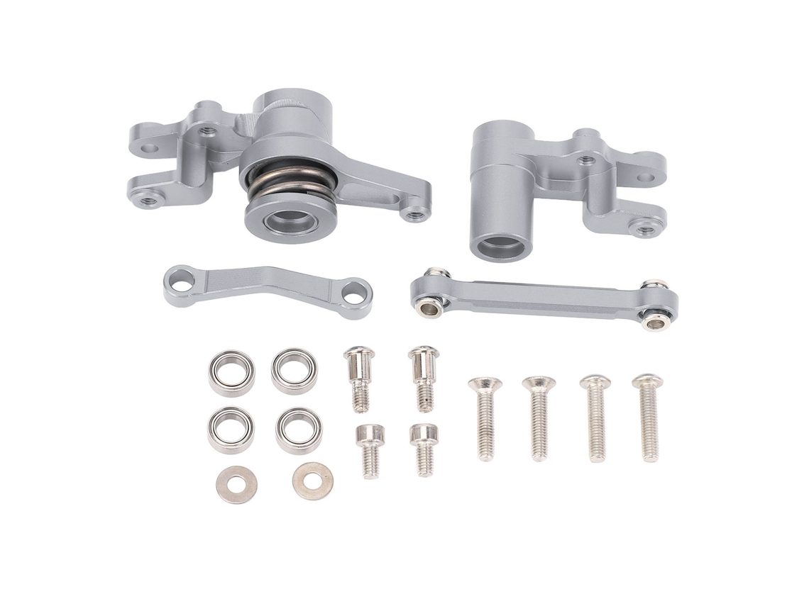 Bloque De Dirección De Caucho De Aleación Para Coches Rc 1/10, Compatible Con Camiones Bl 2s Slash 4x4, Color Titanio