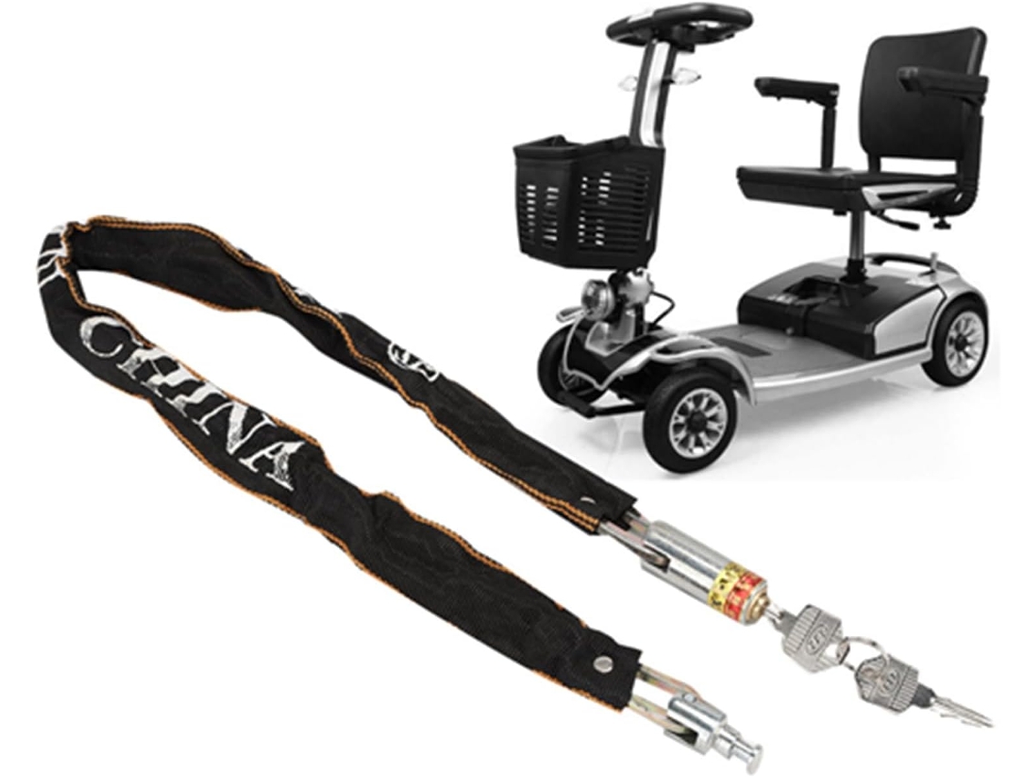 Cadeado De Corrente Para Motocicleta/scooter, 80 Cm (31,5 Polegadas)