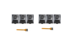6x Filtro Hepa Para Rainbow Rexair E2 Série Peça Aspirador Acessórios Peças Limpeza Tools