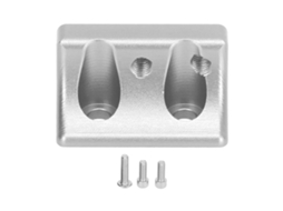 Mali suporte Panhard de Alumínio Profissional para Carro Rc Axial Scx10 Ii 1/10 Substituição Alta Resistência Prata
