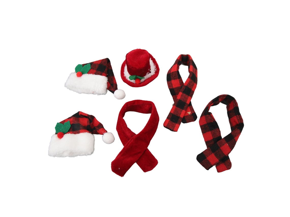 Conjunto Chapéu e Cachecol de Vinho de Natal BUSINESS