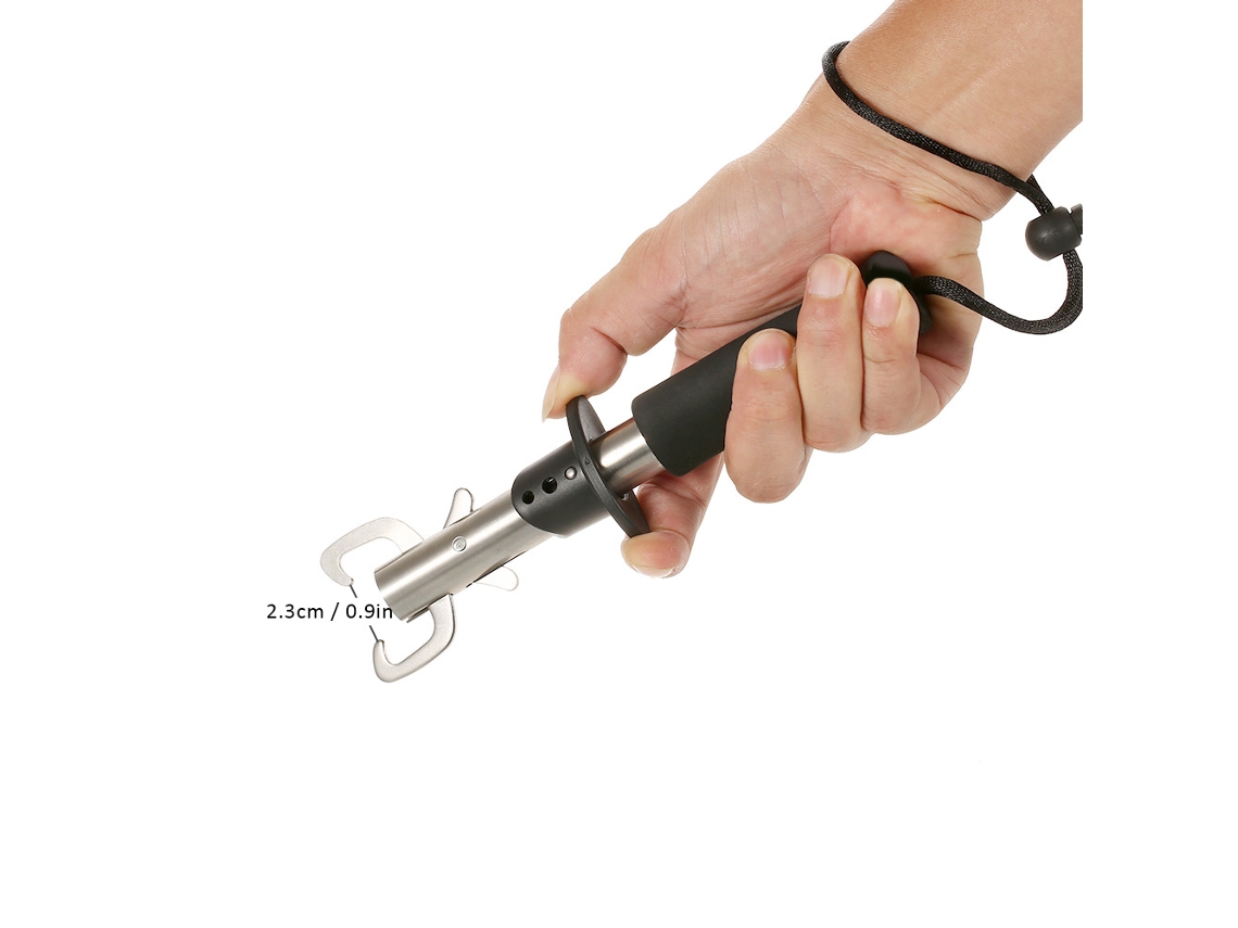 Agarrador de Peixe Lixada Aço Inox Portátil