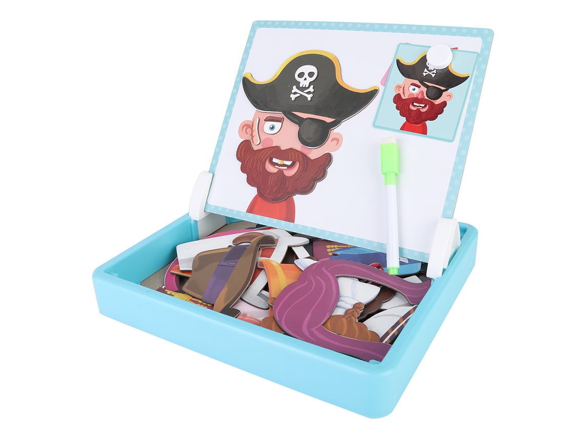 Primerox brinquedo Magnético Educativo para Crianças Puzzle Interativo Desenho Desenvolvimento Cerebral