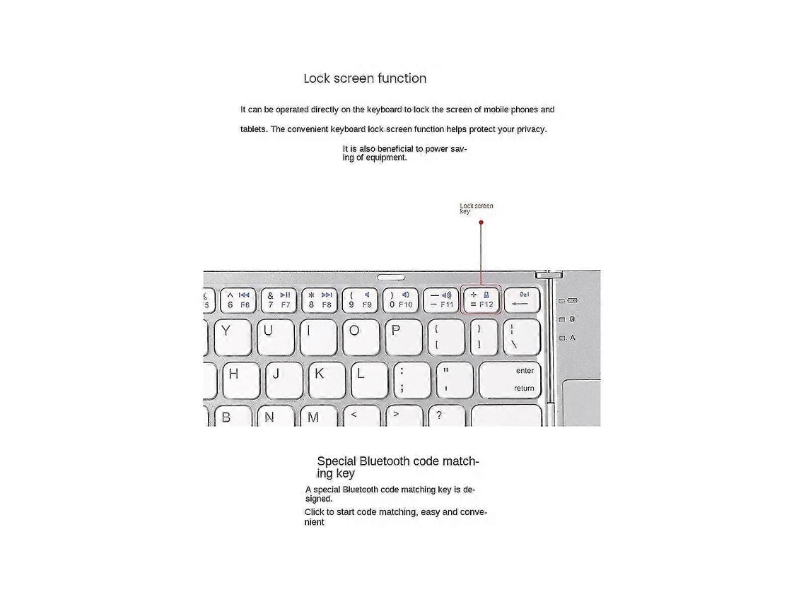 Mini Teclado Bluetooth TAISHENGDA, com suporte para celular, em alumínio, compatível com tablets e celulares