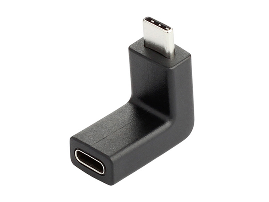 Adaptador Cotovelo Ângulo 90° Halinuia Tipo-c Para Usb3.1, Design Compacto Sem Obstrução
