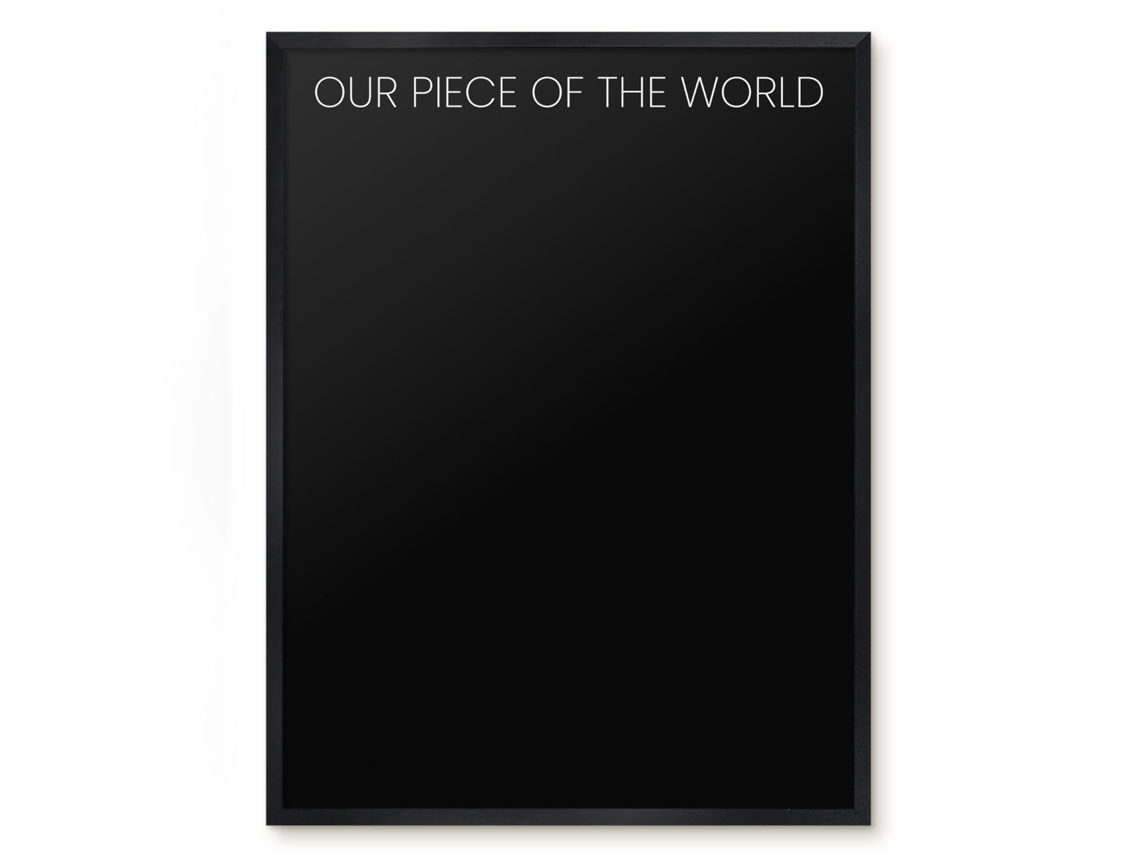 Magnetic Wall Board Our Piece Of The World For The Office Espelharte (60x80 Cm)