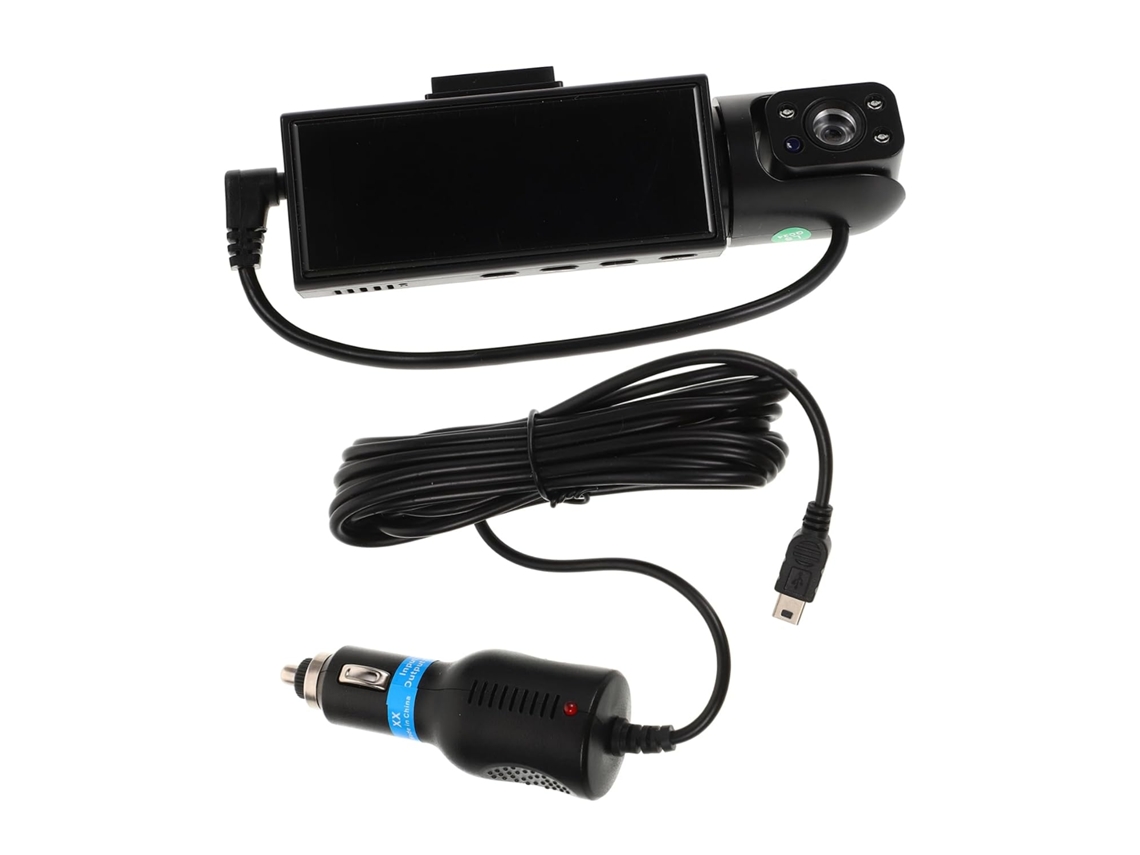 Gravador De Câmera Dupla Para Estacionamento, Para Uso Em Carros E Ambientes Internos, Com Instalação Inclusa.