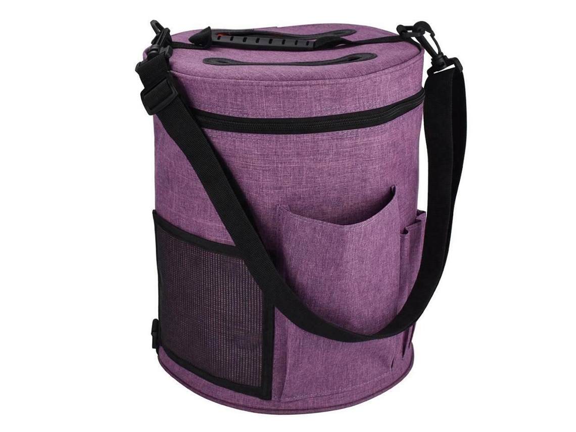 Lurelia Acessório Artesanato Lã 28 Cm 33 372,0 G Roxo Para Tricô Crochê