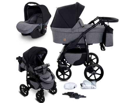 Boston 3 En 1 Cochecito Para Bebé Con Silla De Auto Gagadumi