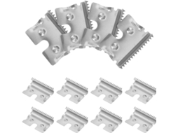 Kit De 15 Porta-crachás Transparentes Com Aba, Ideais Para Estudantes, Tamanho Médio, Design Simples E, Perfeitos Para