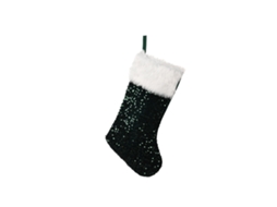 Meia De Natal Com Strass Para Ambiente Festivo