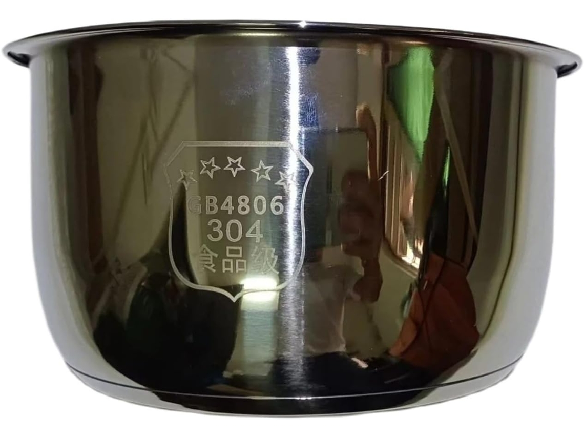 Panela De Arroz Substituição Compatível Com Zojirushi B257 Ns Waq Tgq Wxq10 Tgh, Feita De Aço Inoxidável 304