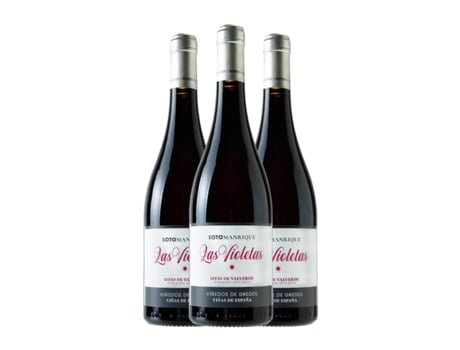 Vinho SOTO Y MANRIQUE Las Violetas Cebreros (0.75 L - 3 Unidades)