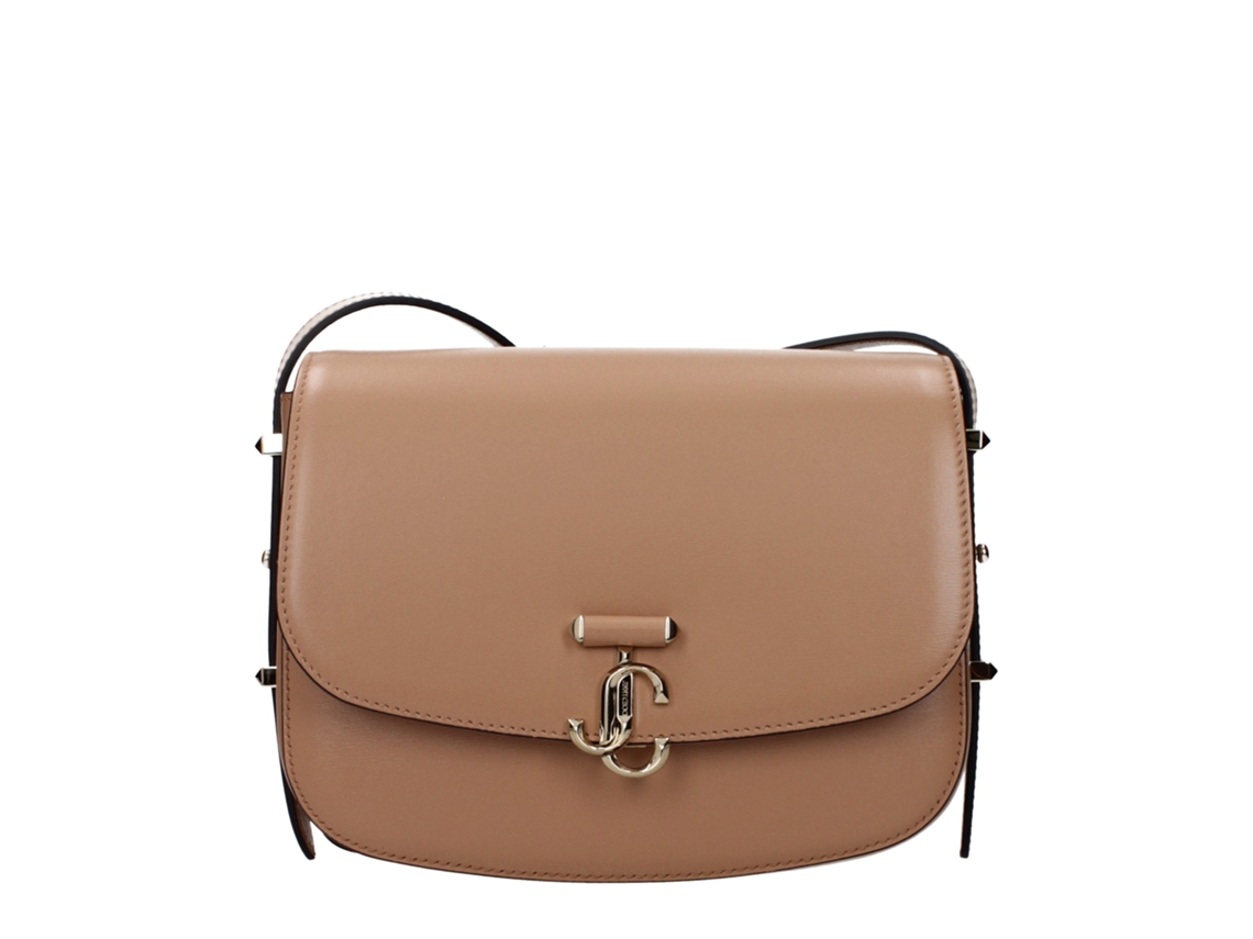 Bolsa Crossbody Jimmy Choo Jcbcrossbodymobllbiscuitlightgold – Marrom