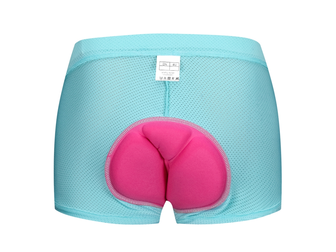 Calcinha Ciclismo Feminino Com Coração De Gel 3d Calção Bike Short De Algodão