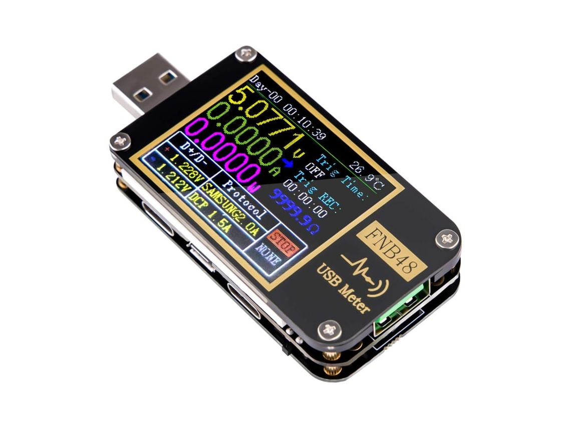 2026-tester De Voltmímetro Usb Pd Trigger Con Voltaje Y Corriente, Con Usb 3.0 Y Pantalla De 5/6 Dígitos