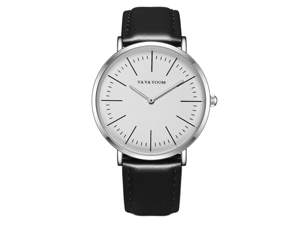 Reloj De Pulsera De Cuarzo Deportivo Para Hombres Y Mujeres Vava Voom 4005-h Negro