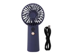 Vento Potente 100 Velocidades Ventilador Portátil Usb Azul