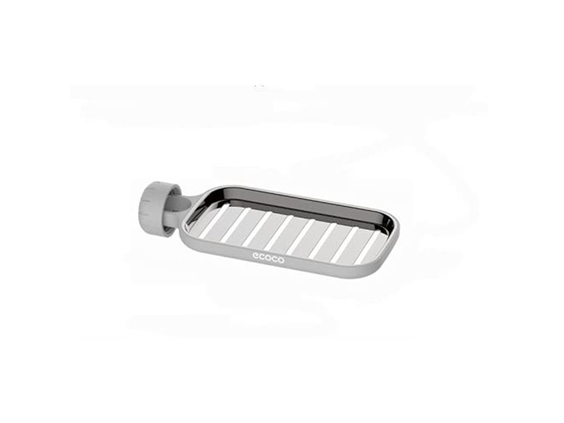 2026 portarrollo de Grifo, Estante de Acero Inoxidable para Cocina, Baño, Jabón (gris corto)