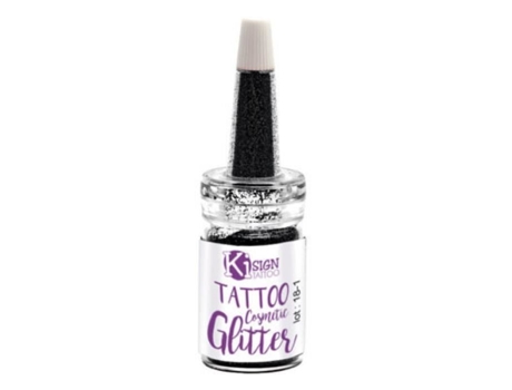 Glitter para pele Garrafa Preta 7 ml