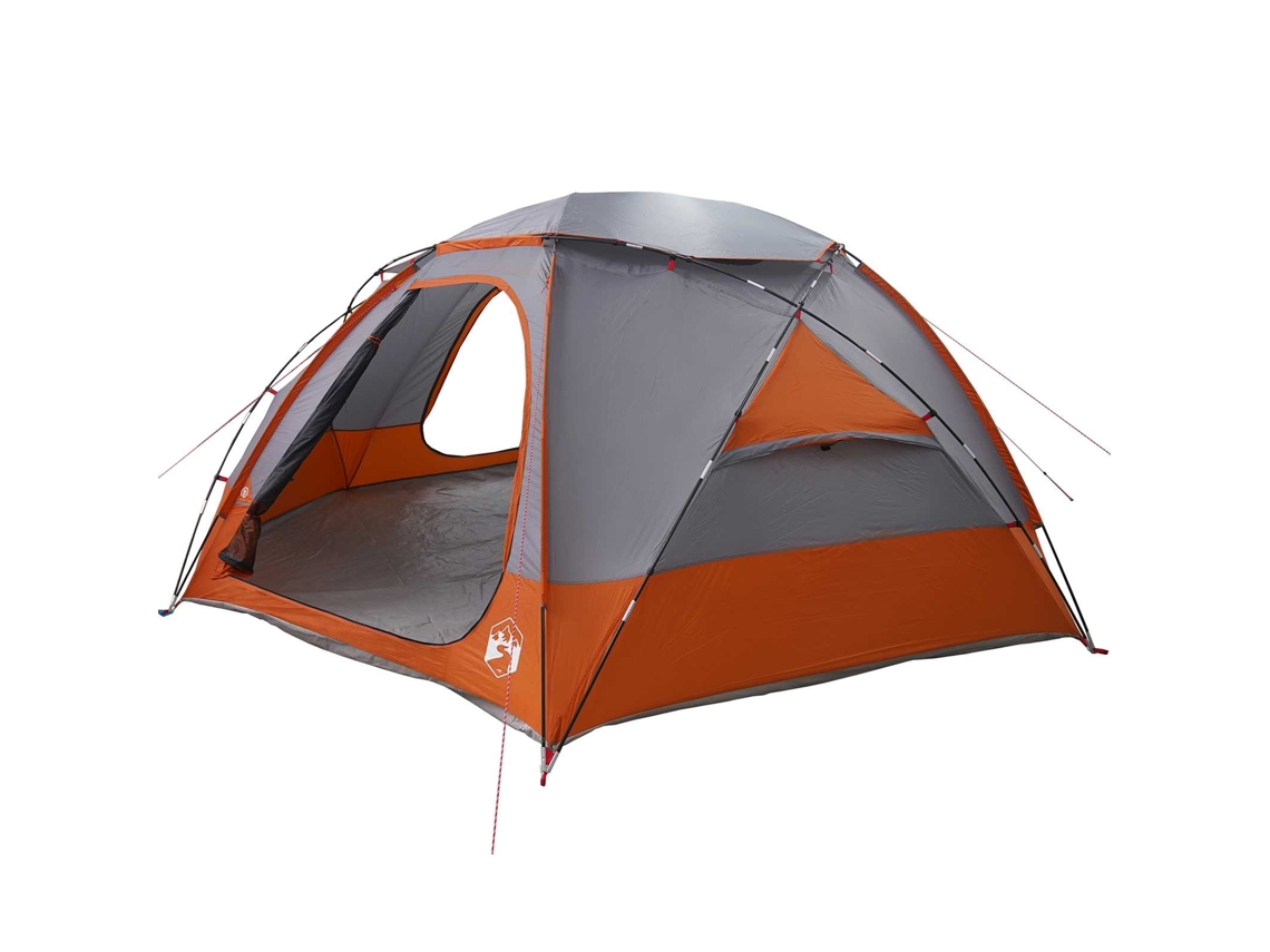 Conjunto 1 Barraca De Camping Vidaxl Cinzento Poliéster (12-pessoas)
