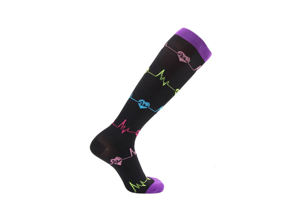 Meias de Suporte Unissex Até O Joelho Pulse L Xl
